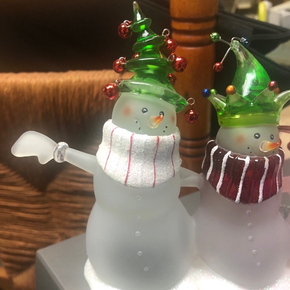Snowmen glass trio - Picture 4 of 5
